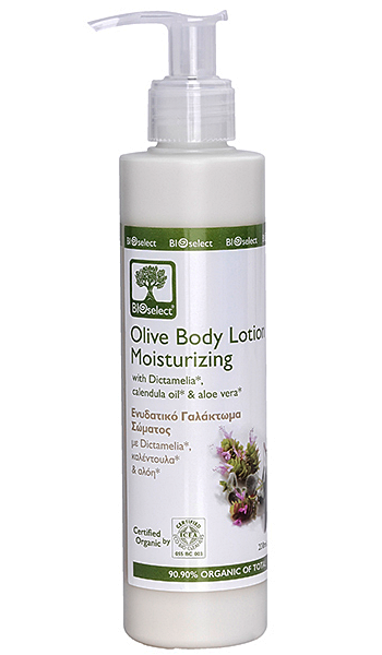 Se Bioselect Oliven Bodylotion/fugtende - 200 ml. hos Helsegrossisten.dk