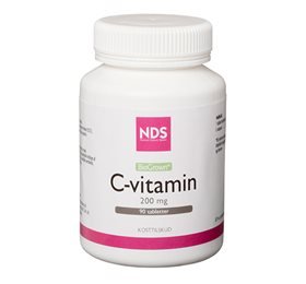 Se NDS C-200 - C vitamin, 90 Tab hos Helsegrossisten.dk