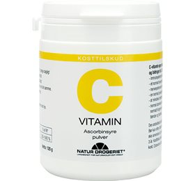 ND C Vitamin Ascorbinsyre pulver • 120g. DATOVARE 05/05-2024
