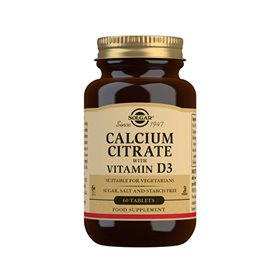 Solgar Calcium Citrate+D3 - 60 tab.