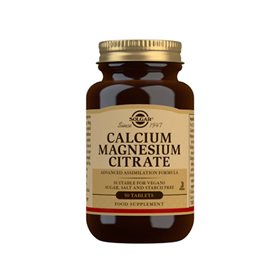Se Solgar Calcium Magnesium Citrate - 50 tab. hos Helsegrossisten.dk