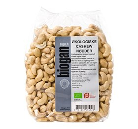 Se Cashewnødder Økologiske - 750 gram hos Helsegrossisten.dk