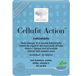 UDSALG New Nordic Skin Care Cellufit Action • 60 tabl. køb billig