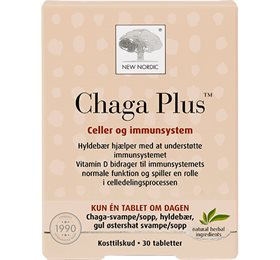 UDSALG New Nordic Chaga Plus 30 tab. køb billig