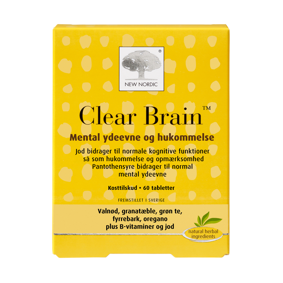 Billede af New Nordic Clear Brain&trade; 60 tabl.