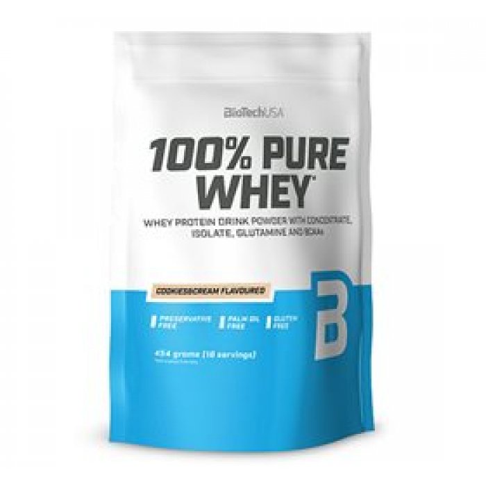 100% Pure Whey Protein pulver Cookies & Cream 454 g