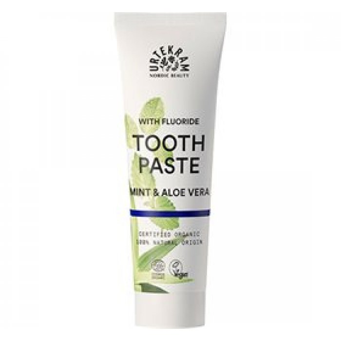 Urtegram Tandpasta m. mint, aloe og flour • 75ml.