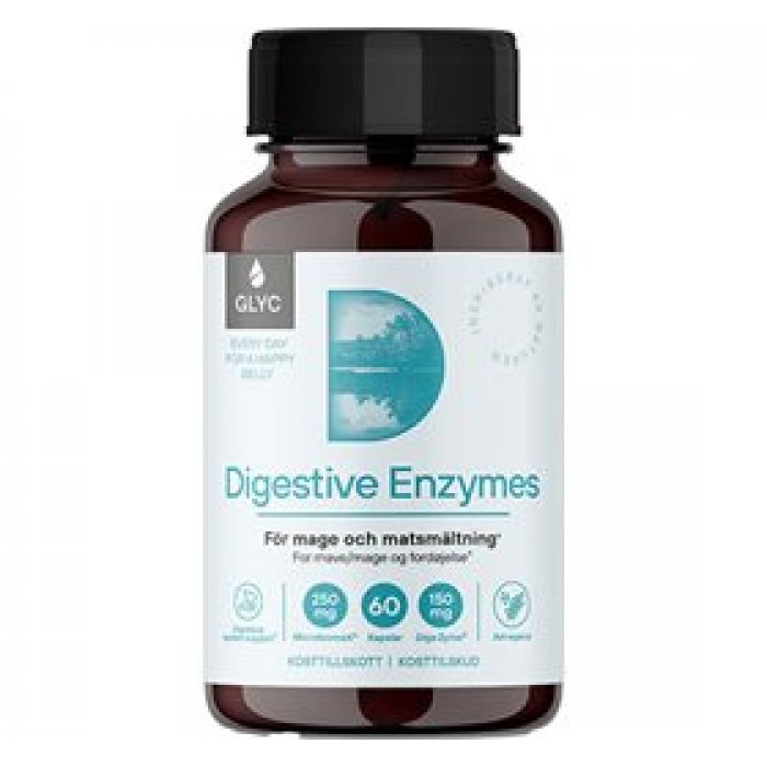 Glyc Digestive enzymes 60 kapsler