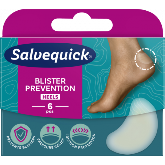 Salvequick Blister Prevention Heels  (6 stk.)