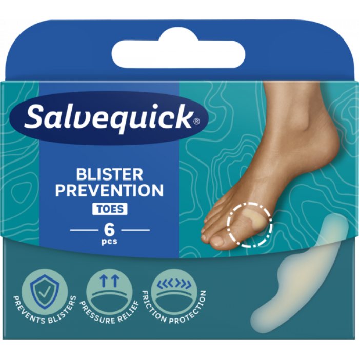 Salvequick Blister Prevention Toes (6 stk.)