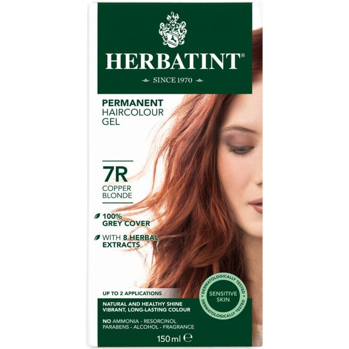 Herbatint 7R hårfarve Copper Blonde • 150ml    X