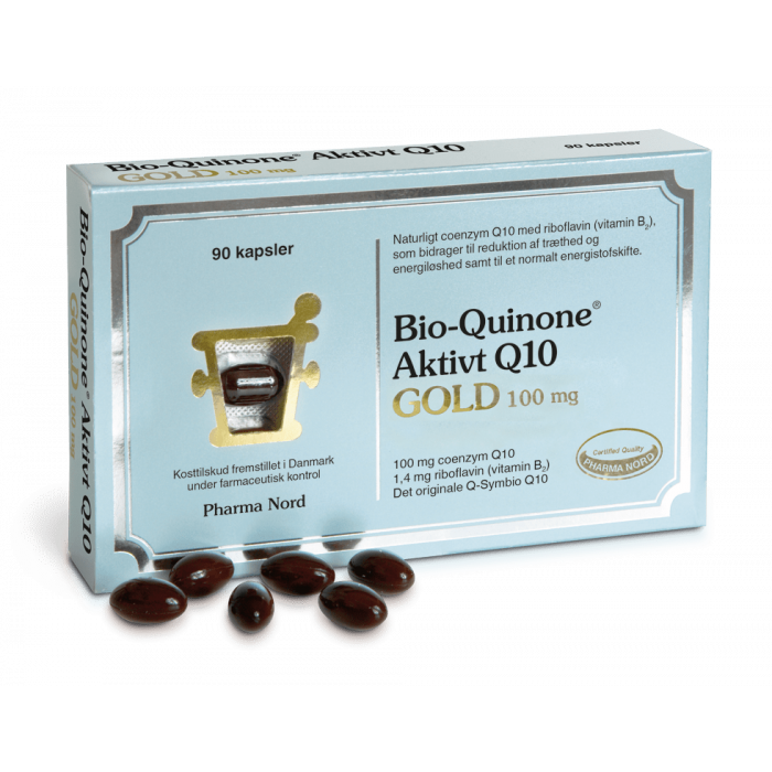Pharma Nord Bio-Quinone Aktivt Q10 Gold 100 mg 90 kaps.