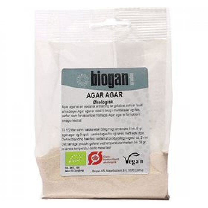 Biogan Agar agar pulver Ø • 30g. 