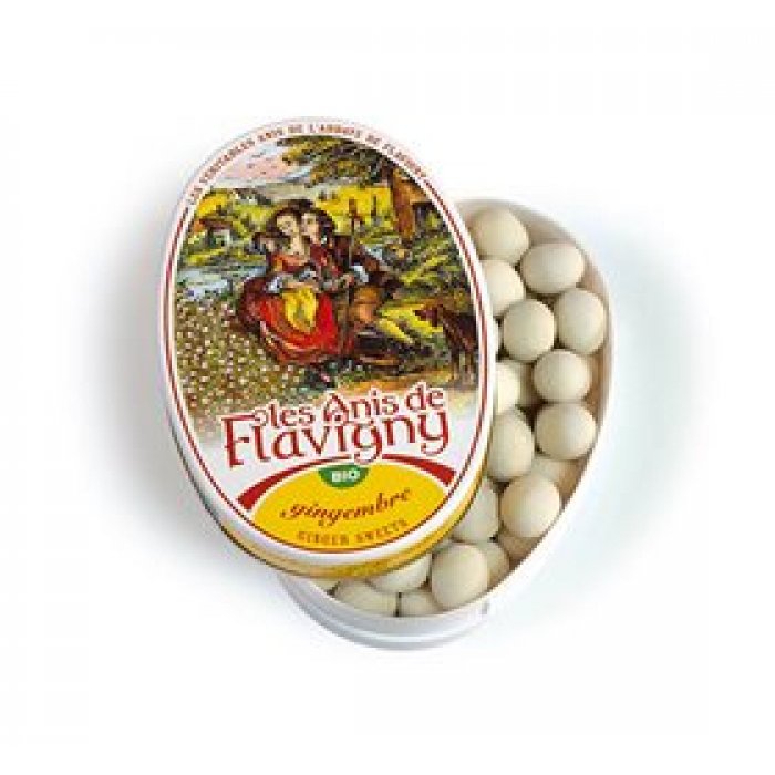 Biogan Anis pastiller m. ingefær Ø 50g.