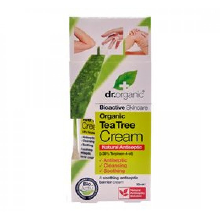 Dr. Organic Antiseptisk Cream Tea Tree • 50ml.