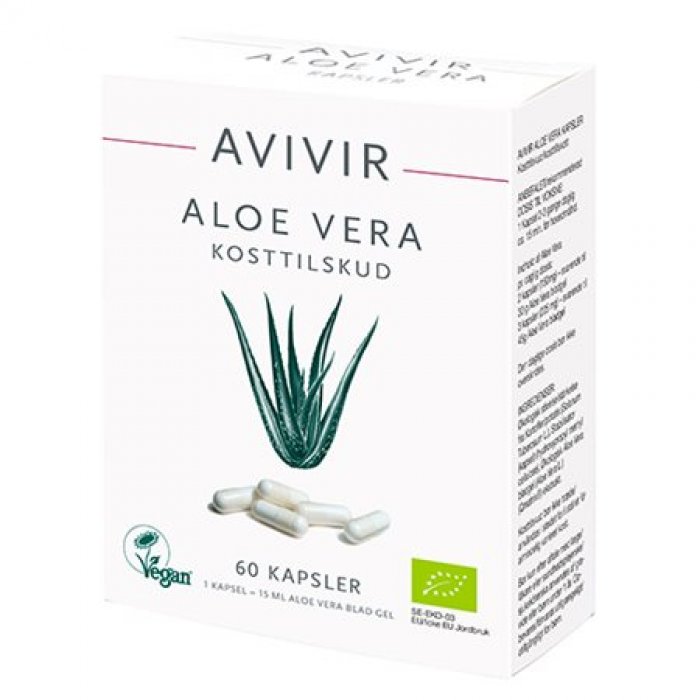 Avivir Aloe Vera kapsler Ø • 60 kap.