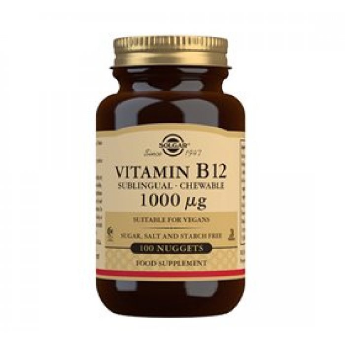 Solgar B12 vitamin 1000 mcg 100 tab.
