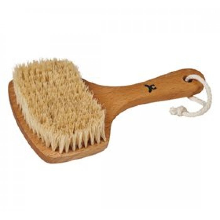 Badebørste m. naturhår kort  • 1 stk.