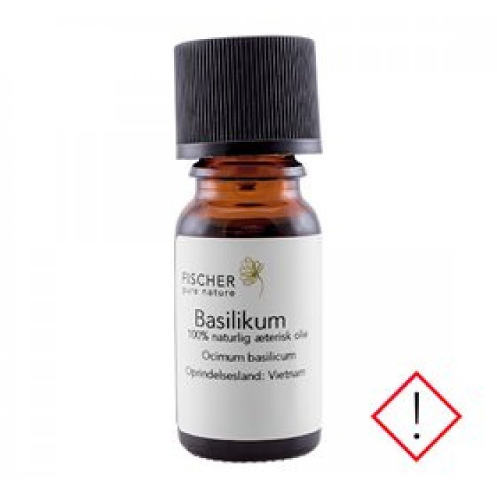 Fischer Pure Nature Basilikumolie æterisk • 10ml.
