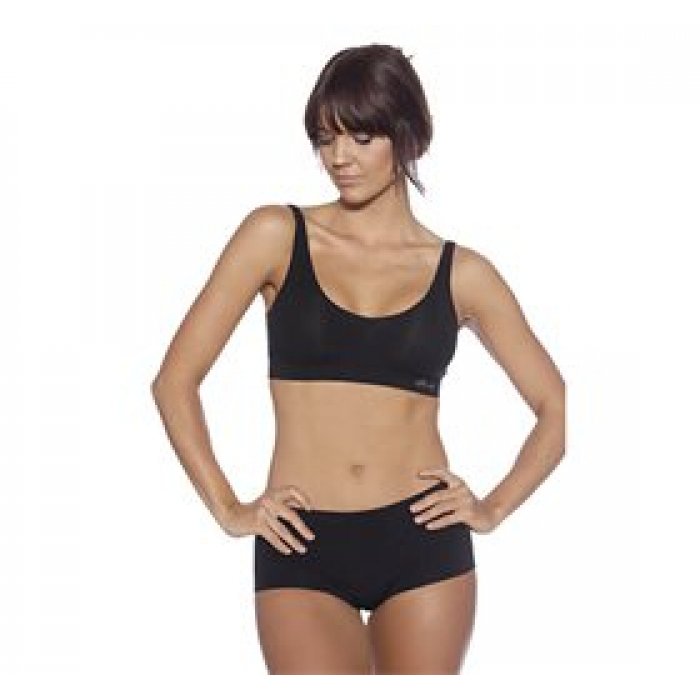 Boody BH m. indlæg sort str. S • 1stk.