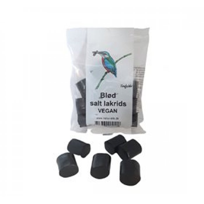 Blød salt lakrids Vegan 80 g. 