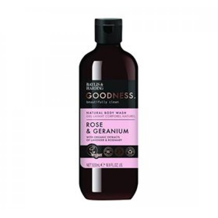 Baylis & Harding Goodness Body Wash rose & geranium • 500ml.