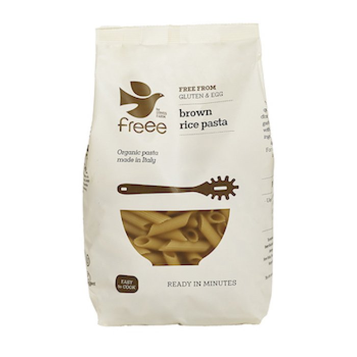 NatureSource Brun ris pasta penne gl.fri Ø • 500g. 