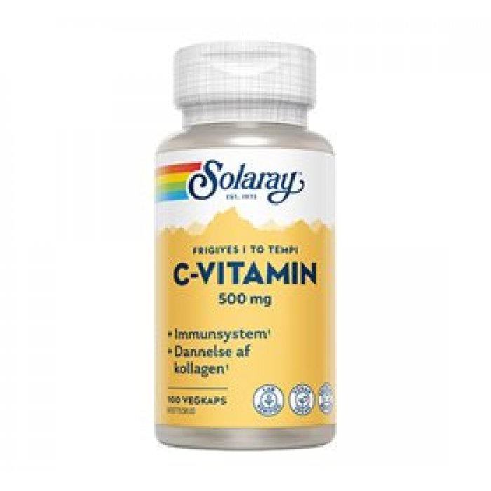 Solaray C-vitamin 500 mg 100 kapsler 