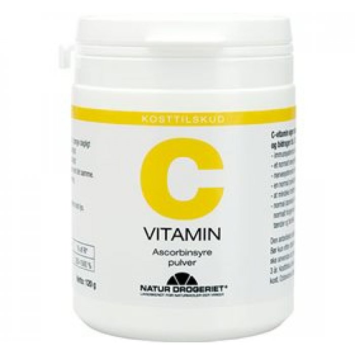 ND C Vitamin Ascorbinsyre pulver • 120g.