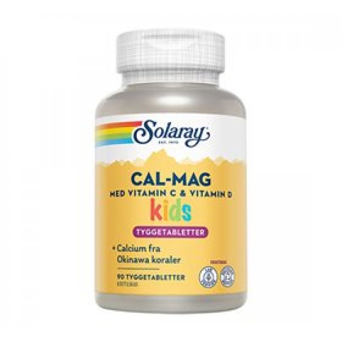 Cal-Mag Kids m. vitamin C og D 90 tabletter