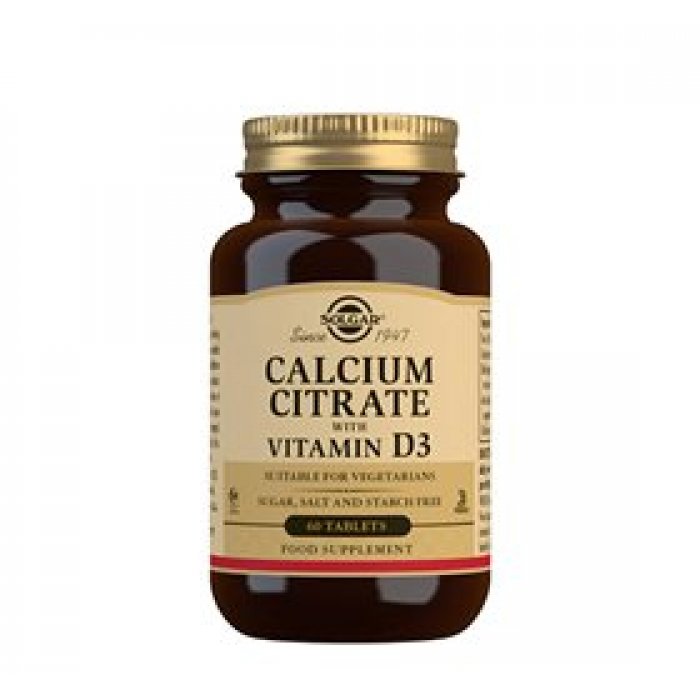 Solgar Calcium Citrate+D3 - 60 tab.