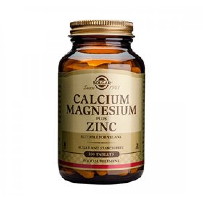 Solgar Calcium magnesium +Zink - 100 tab.