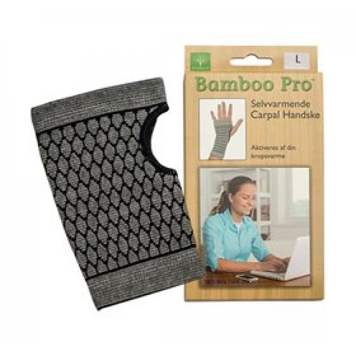 Bamboo Carpal handske, Str. L