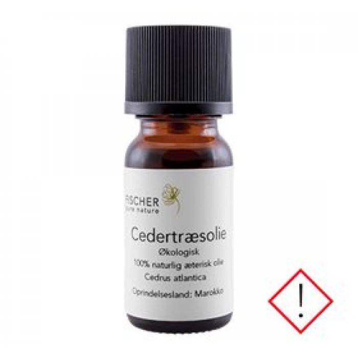 Fischer Pure Nature Cedertræsolie æterisk øko • 10ml.
