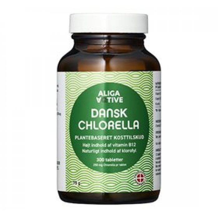 ALIGA AQTIVE Dansk Chlorella 300 tab
