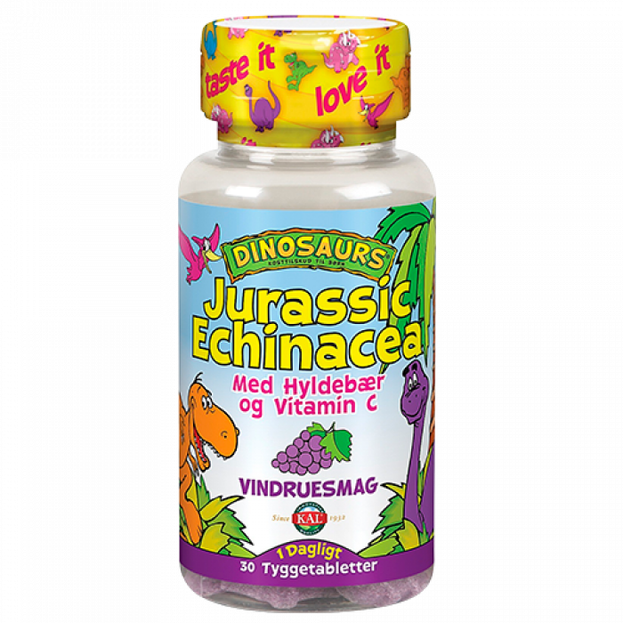 KAL DinoSaurs Echinacea tygge børn • 30 tab. UDLØB 10/25