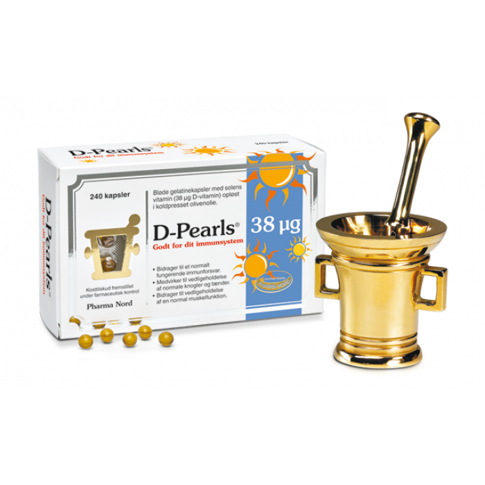 Pharma Nord D-Pearls 38 mcg 240 kapsler