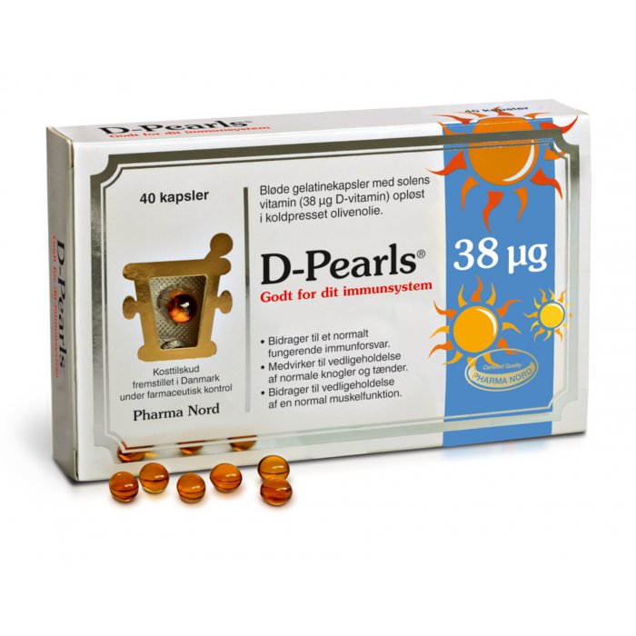 Pharma Nord D-Pearls 38 mcg - 40 kaps.