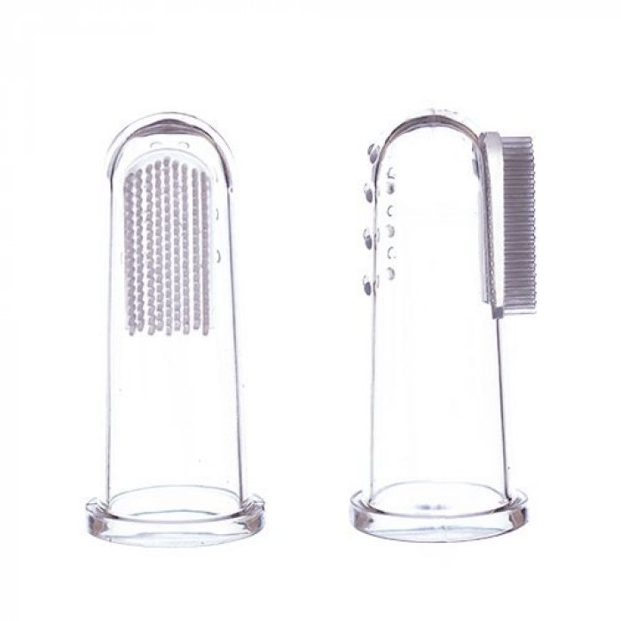 Jack N’ Jill Fingertandbørste silicone •  2 stk