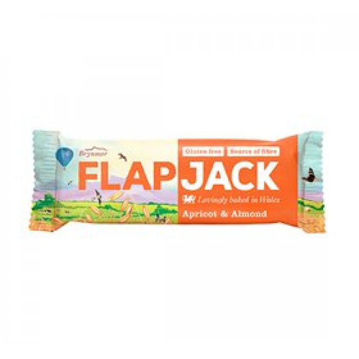 Flapjack m. abrikos og mandel 80g.