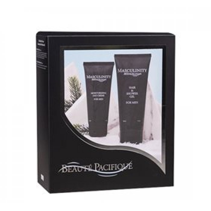 Beaute Pacifique Gaveæske Masculinity fugtgivende dagcreme & showergel 