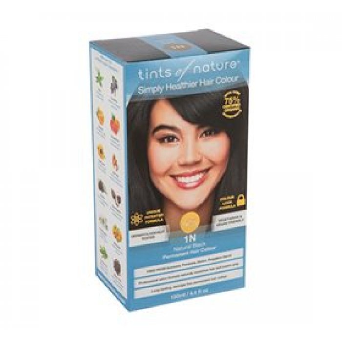 Tints of Nature Hårfarve 1N Black • 130ml.