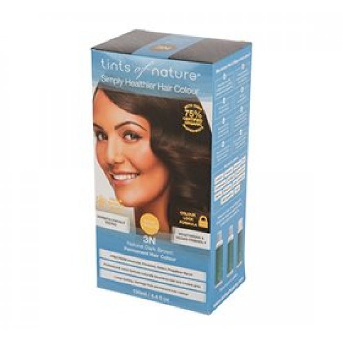 Tints of Nature Hårfarve 3N Dark Brown • 130ml.