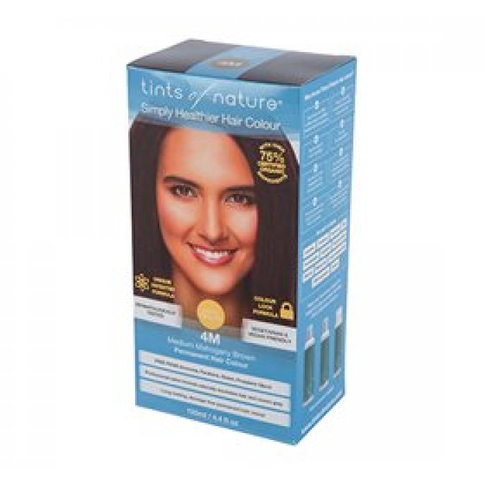 Tints of Nature Hårfarve 4M Medium Mahogany Brown • 130 ml