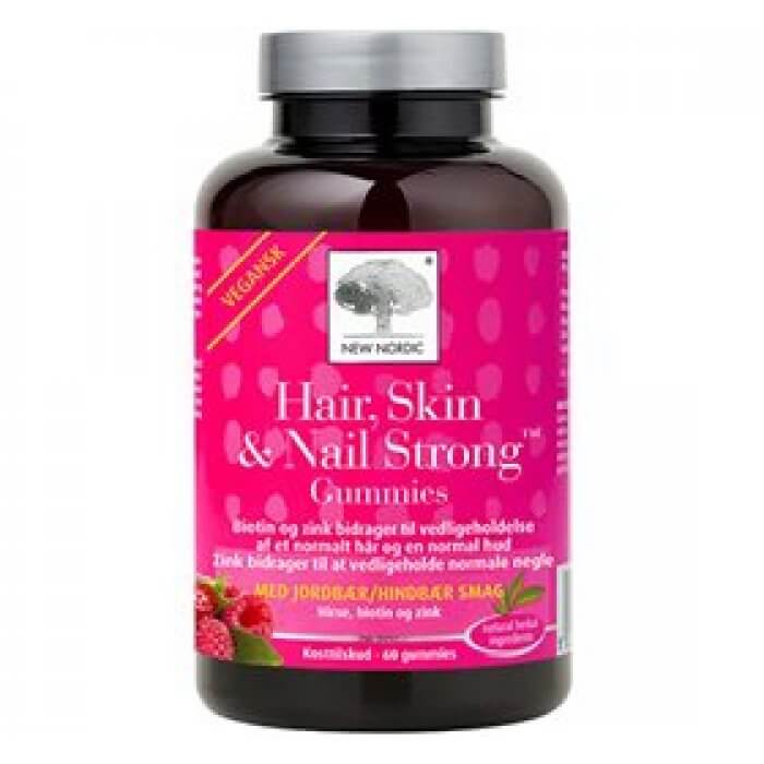 New Nordic Hair, Skin & Nail Strong Gummies 60 stk