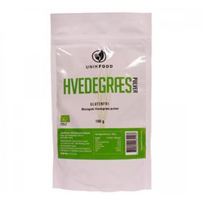 Unik Food Hvedegræs pulver Ø • 100g