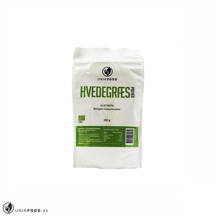 Unik Food Hvedegræs pulver Ø • 200g