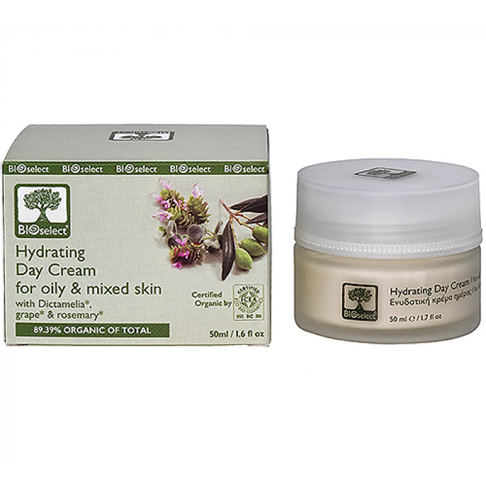 Bioselect Dagcreme til olieret og kombineret hud • 50ml.