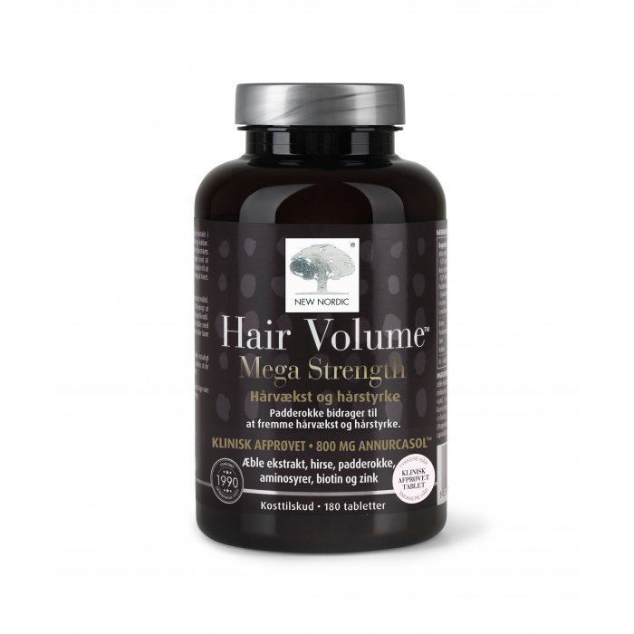 New Nordic Hair Volume Mega Strength 180 tabl.