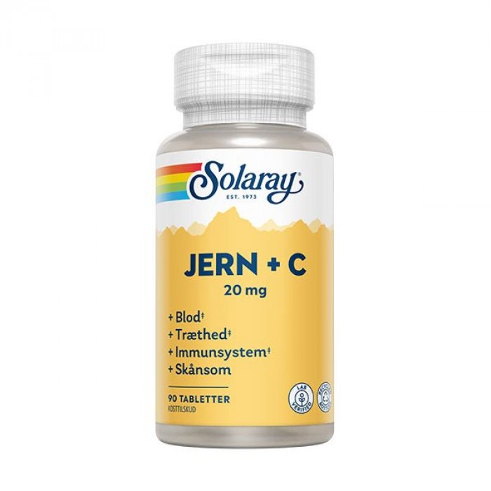 Solaray Jern + C 90 tab.